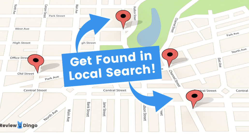 google maps saying get found in local search